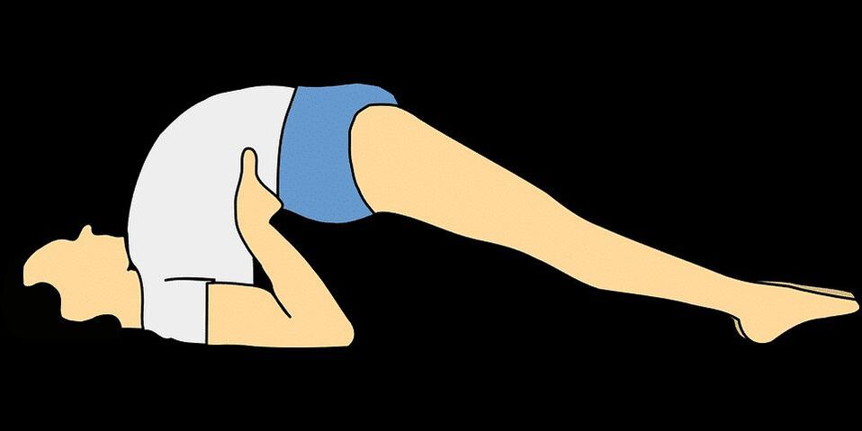 Exercice pour la circulation sanguine des organes internes de la région du bassin