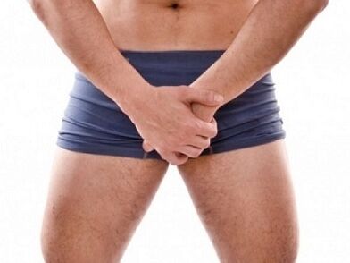 Douleur dans la région génitale et les testicules avec forme de prostatite non inflammatoire